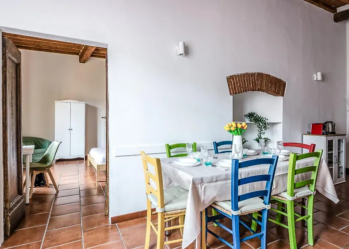 Apartment Hostly-maison L'arancio-large House Near The Tower *